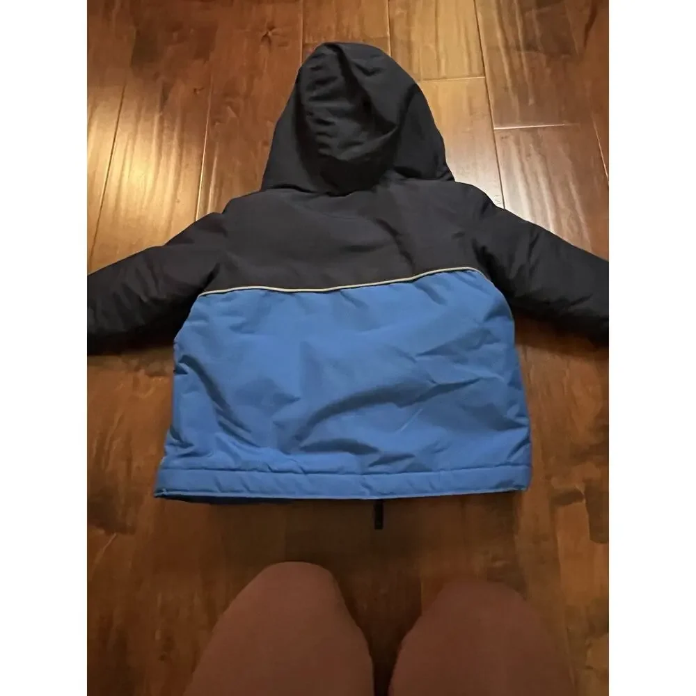 The Children's Place Boys Jacket 18-24 Months Blue fleece lining zip front
